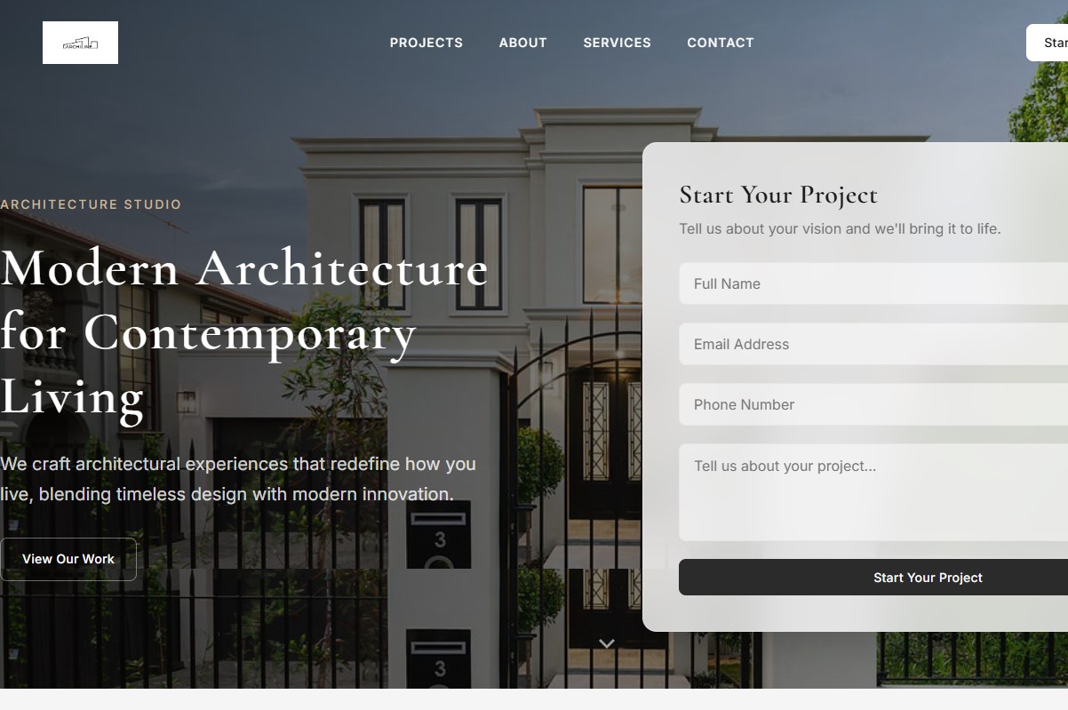 Archiline Architecture Website